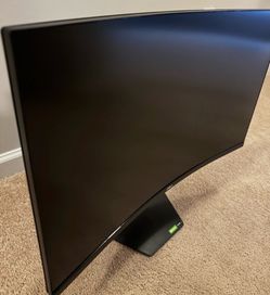 Dell - S2721HGF 27" LED Curved FHD FreeSync and G-SYNC Gaming Monitor