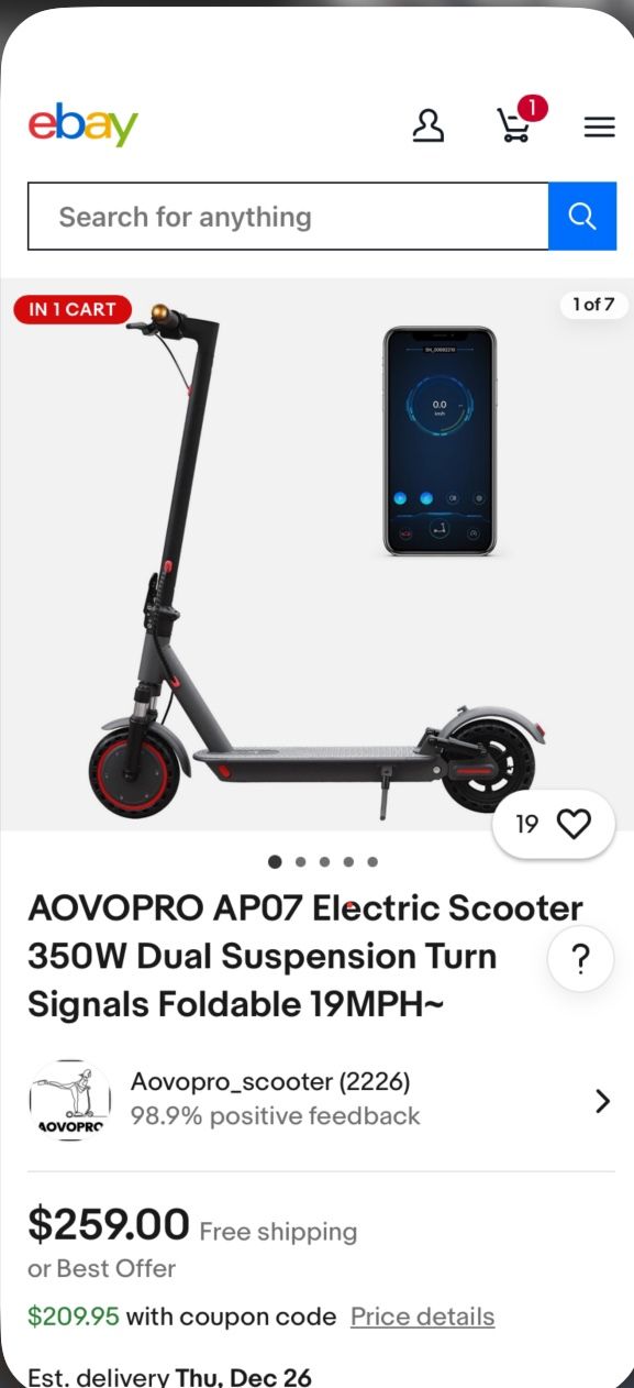 AOVOPRO ES80 Electric Scooter