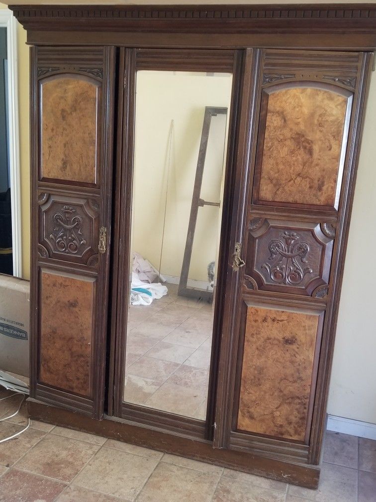 Antique Armoire, 3 Door 