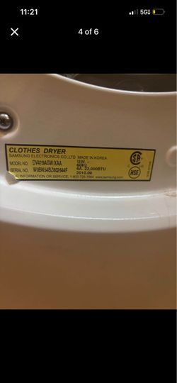Samsung Clothes Dryer DV419AGW/XAA