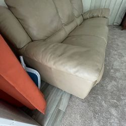 Natuzzi Italian Leather Recliner Sofa