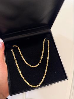 14k Milano rope chain