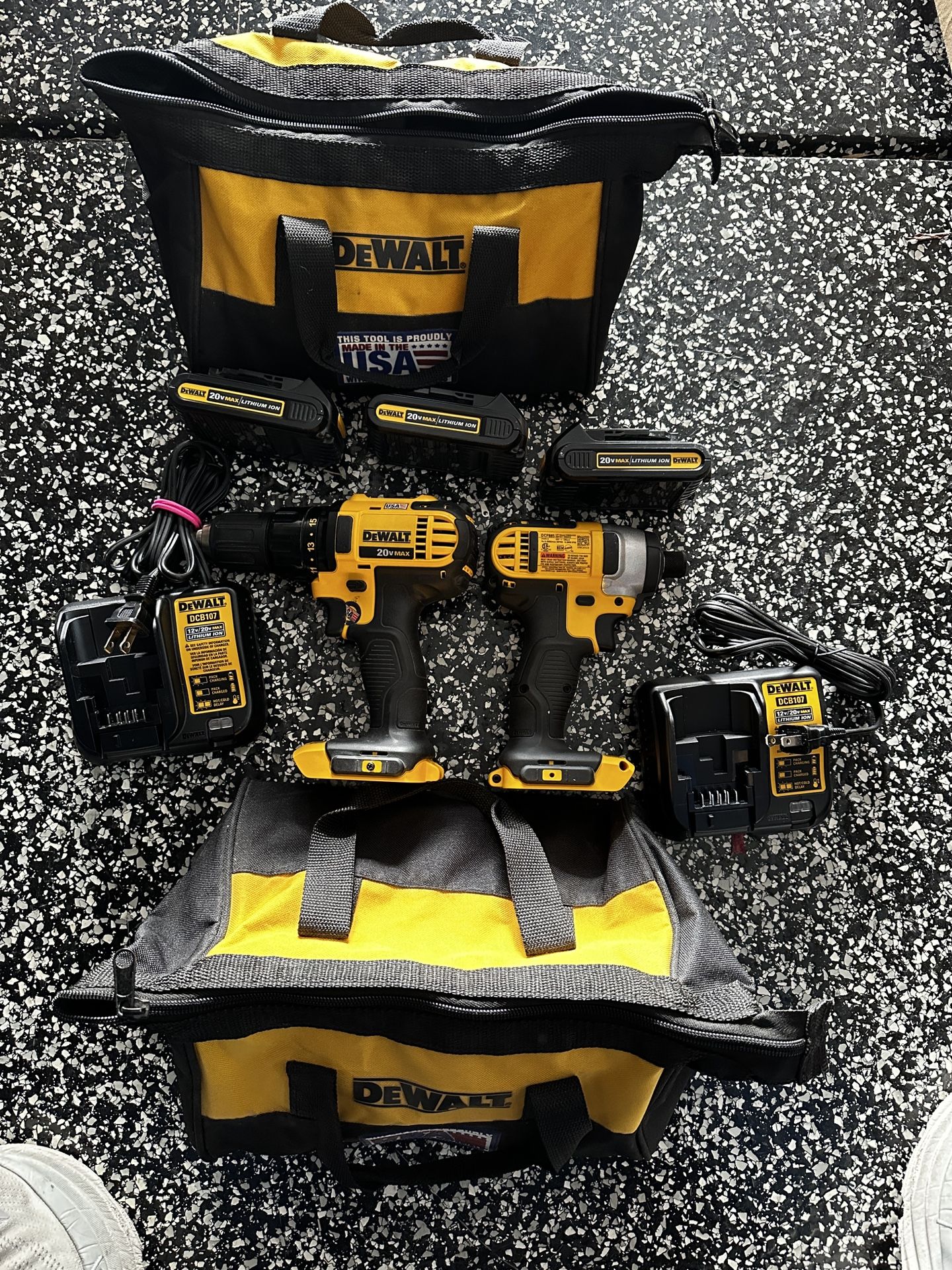 DeWalt 20v Drill & Impact Combo Kit