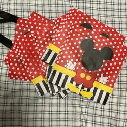 12 Mickey Mouse Party Favor Goodie Bags