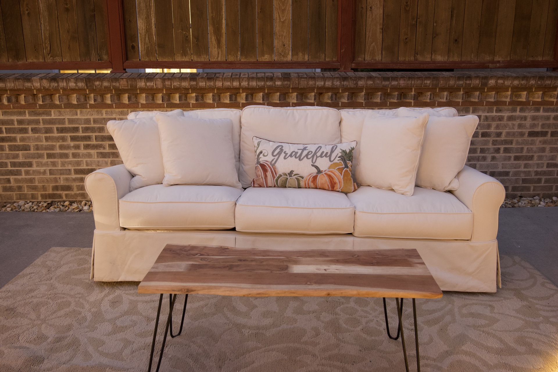 Costco Whitlocke Slipcover White Sofa Modern st