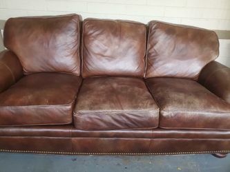 Leather sofa