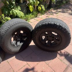 285/75R16 All Terrain Tires + Toyota Wheels – Tacoma / 4Runner / FJ