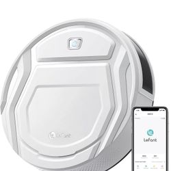 Lefant M210 White Portable Rechargeable 2000mAh Smart Robotic Vacuum Cleaner 