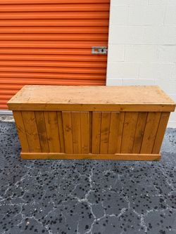 Solid Wood Storage Chest Trunk