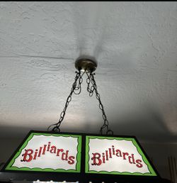 Vintage Pool Table Light