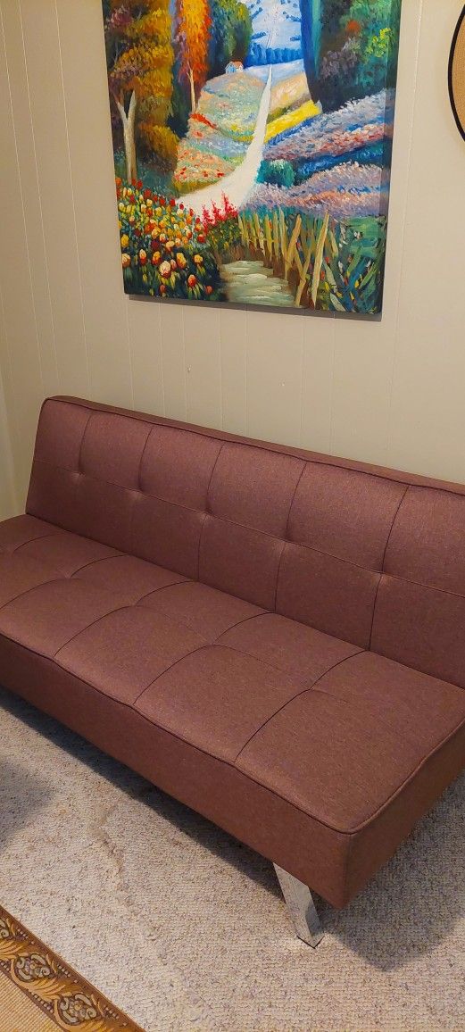 Stylish Futon Sofa. Never Used.