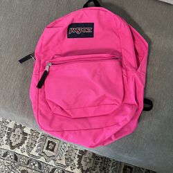 Pink handout backpack