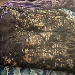 Boys Twin Size Camouflage Comforter