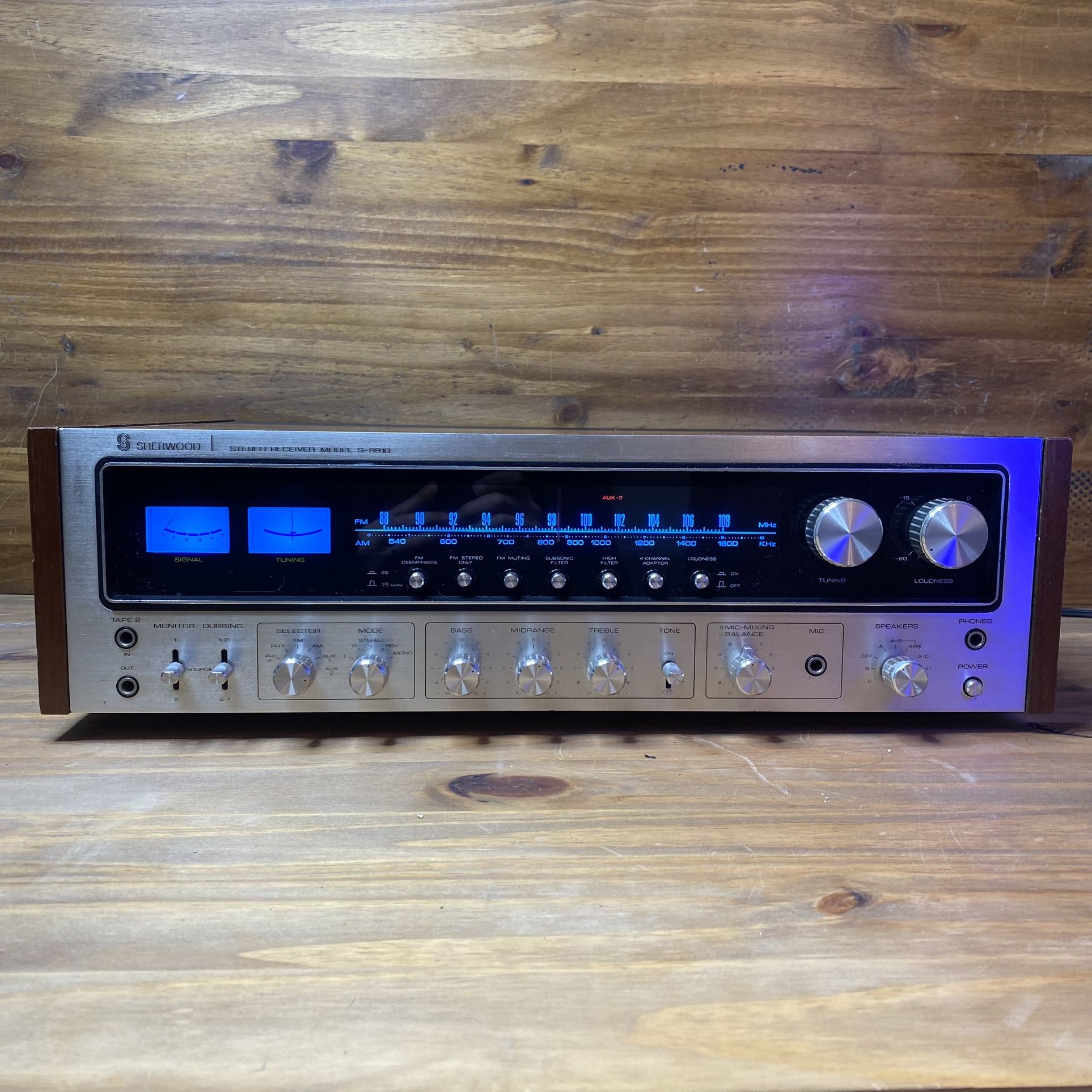 Sherwood S-9910 Stereo Receiver Amplifier Quad