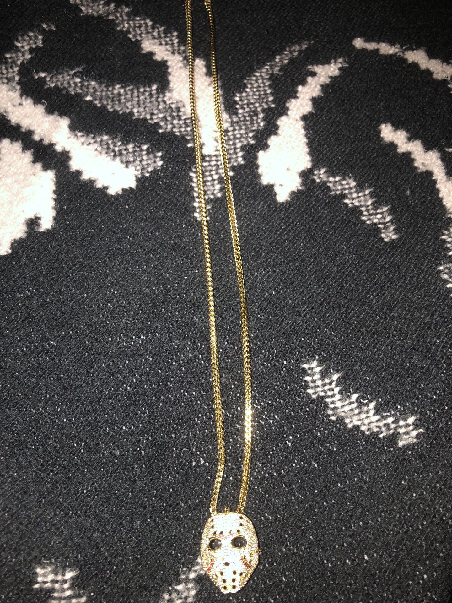 Gold Plated Chain With Jasón Pendent 