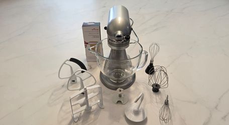 KitchenAid 5-Quart Tilt Head Stand Mixer with Glass Bowl