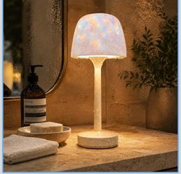 Shower Lamp Waterproof Rechargeable LED Ocean Projector Outdoor Floor Lamps