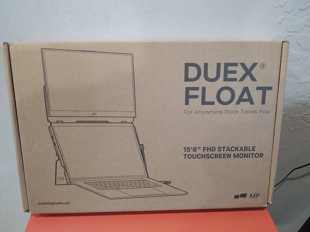 Brand New In Box Mobile Pixels Duex Float Portable Laptop Monitor