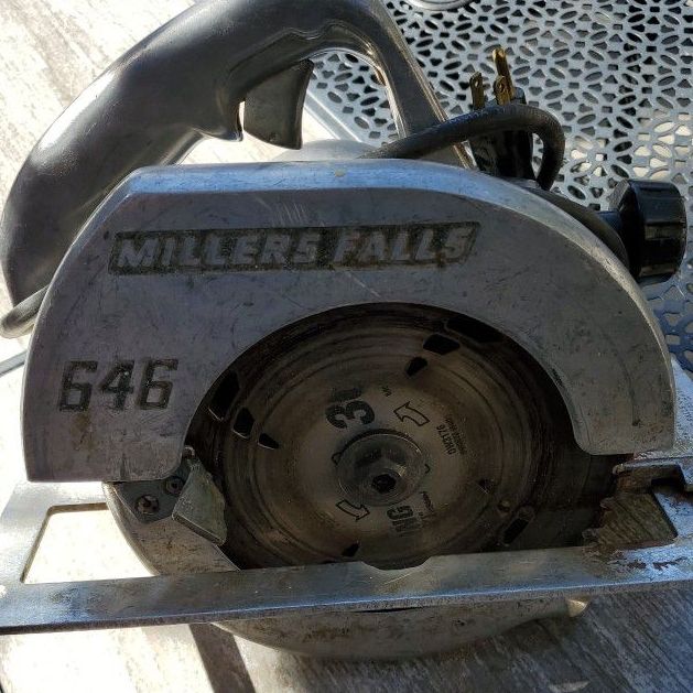 Millers falls circular saw hotsell