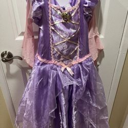 Rapunzel Princess Halloween Costume Dress.