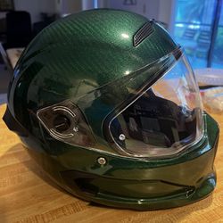 Ruroc S Carbon Fiber Motorcycle Helmet W/ bluetooth Headset  (3 Months old) 