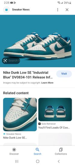 Nike Dunk Low 'Industrial Blue'