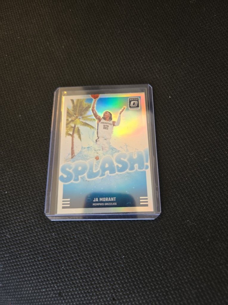 2024-25 Panini Optic JA MORANT #15 Splash HOLO SILVER