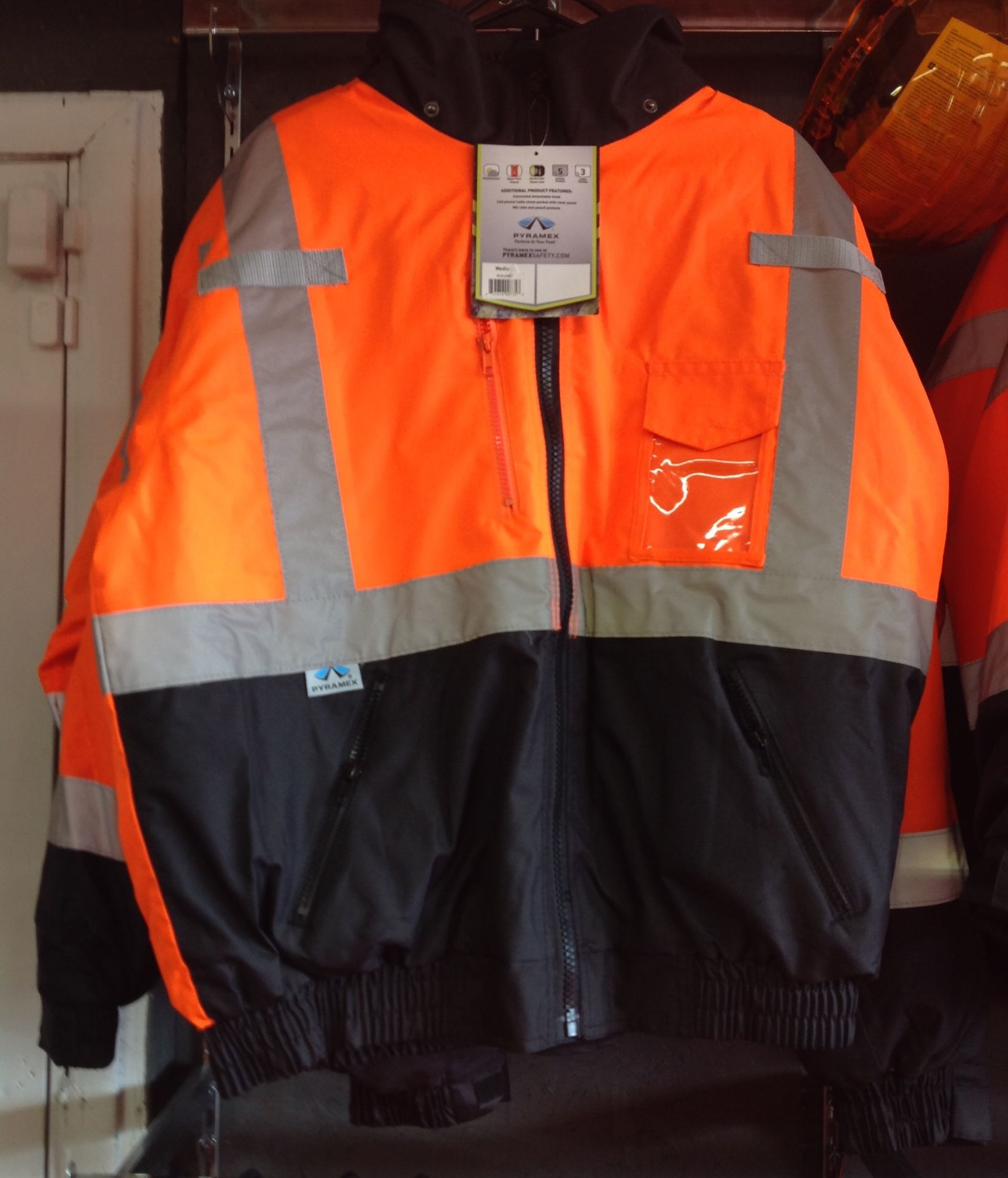 Class 3 High Visibility Safety Jacket with Removable Fleece