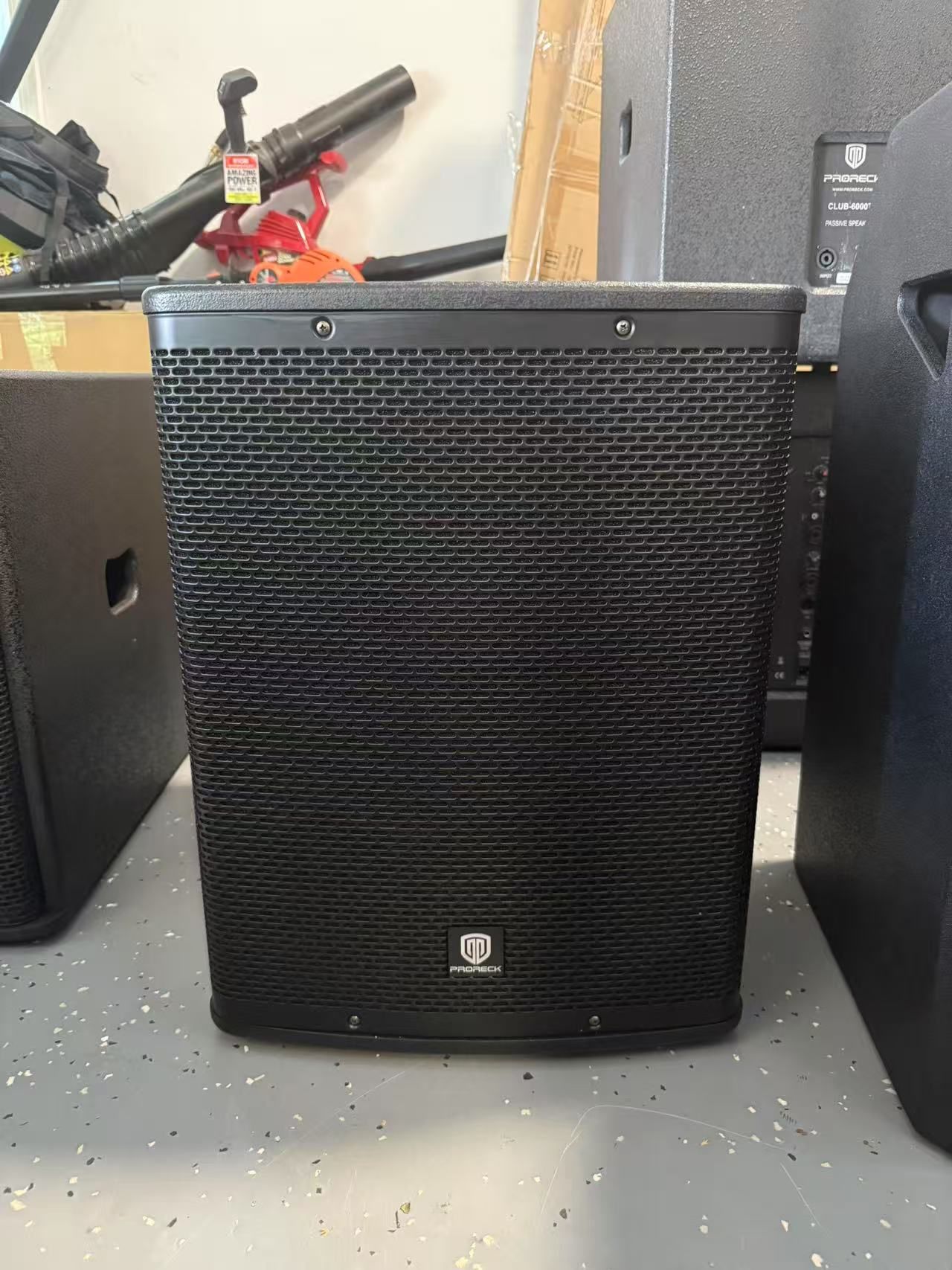 Bluetooth PRORECK SP-15X Active Powered PA DJ Subwoofer Cabinet 15 inch 2000W