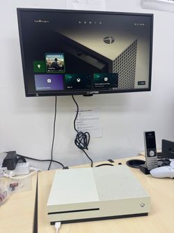 Microsoft Xbox One S 1681 1TB Console Power and HDMI Cables Controller Bundle