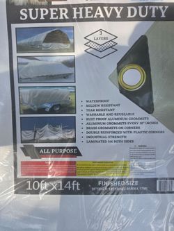 10x14 white tarp