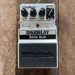 Digitech Digital Delay Pedal With Tap Tempo Stereo Out