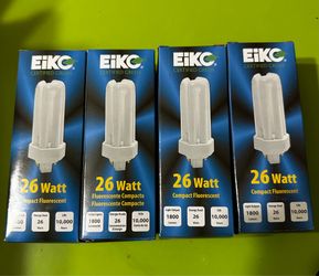 EiKO 26Watt Fluorescent Lamp(14)FREE