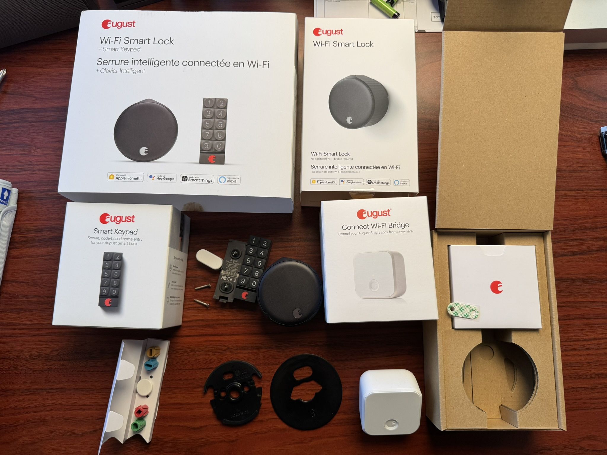 August Wi-Fi Smart Lock + Keypad + Connect Bridge (Best smart lock solution at this price!)