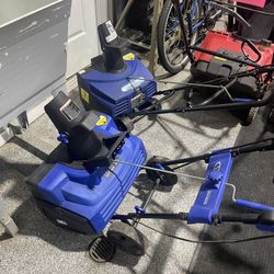 Electric snowblower with cord