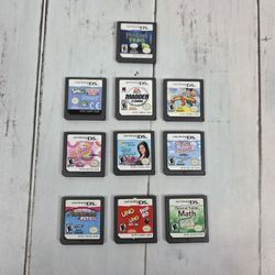 Lot of 10 Nintendo DS Video Game Cartridges Kids Games Rated E GUC