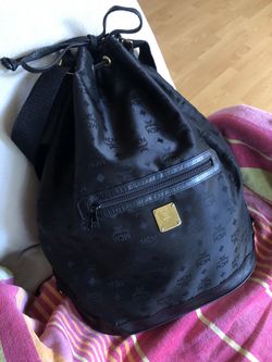 Vintage MCM Drawstring Backpack