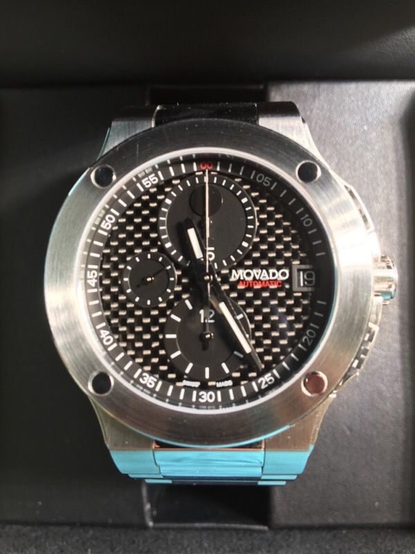 $4000 Movado SE Extreme Automatic Chronograph 0606842 46mm