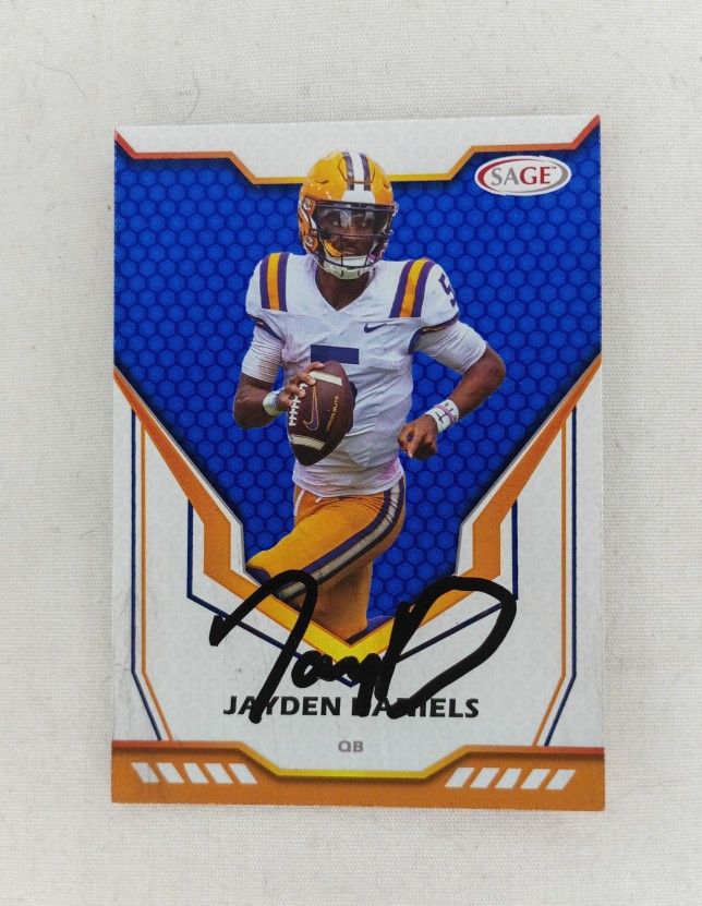 Jayden Daniels Auto (Read Description For Details)