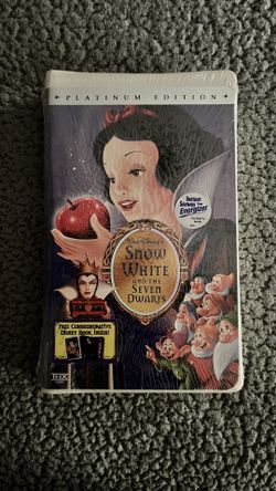 Snow White and the Seven Dwarfs (VHS, 2001, Platinum Edition)