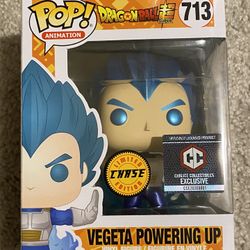 Funko Pop Dragon Ball Z: Vegeta Powering Up Chase Chalice Collectibles #713