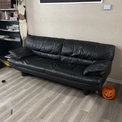 Leather Couch No Rips