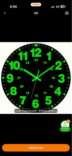 Glow clock