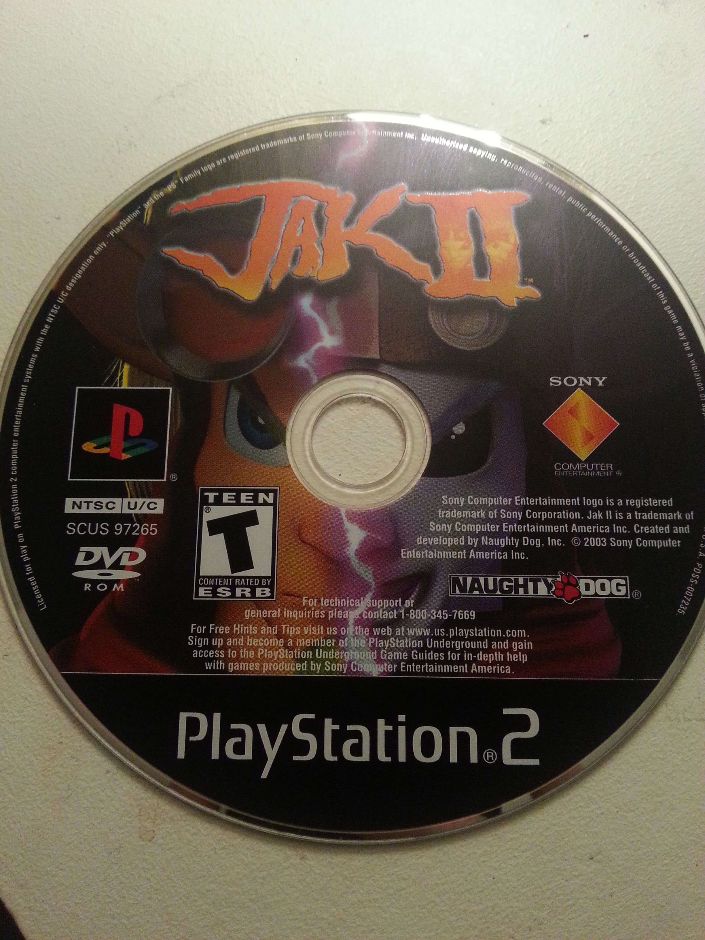 PS2 PlayStation 2 Jak 2 Jak II