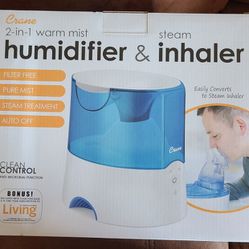 Humidifier/inhaler and digital bathroom scale 
