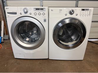 LG  WASHER AND ELECTRIC DRYER SET VERY GOOD CONDITIONS VERY CLEAN