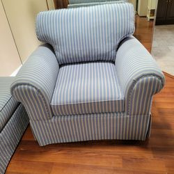 Broyhill Chair And Ottoman 