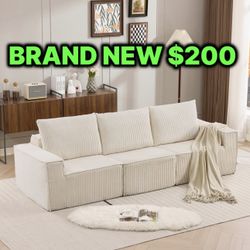 Blue Beige Green Colors Available‼️ Brand New Modular Couch Sealed In Box 3 Seater Sofa $200