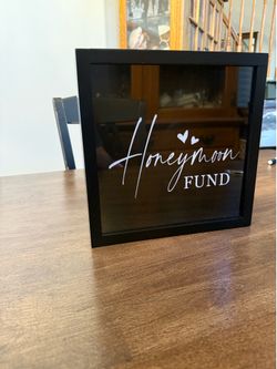 Honeymoon Fund box, Black