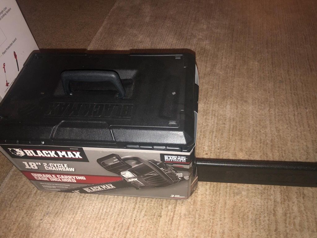 Black Max 2-Cycle ChainSaw Brand New Never Used 